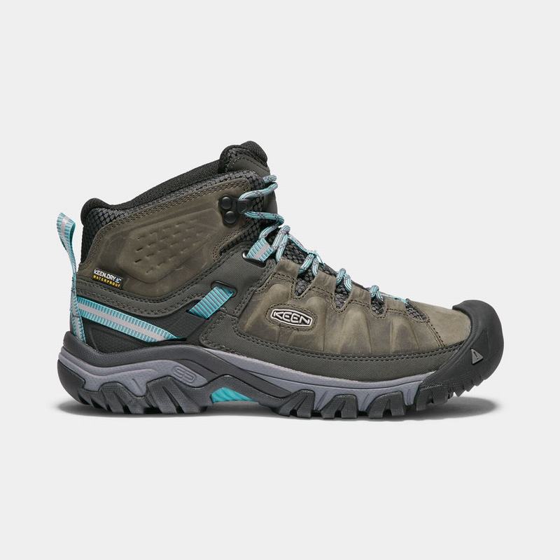 Keen Targhee III Waterproof Mid - Kadın Trekking Bot - Zeytin Yeşili/Mavi - Turkey (561427AQF)